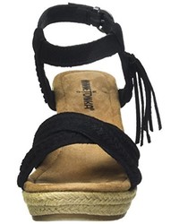 Sandales noires Minnetonka