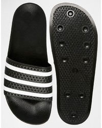 Sandales noires adidas