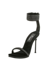 Sandales noires Pleaser