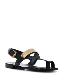 Sandales noires Giuseppe Zanotti Design