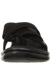 Sandales noires Skechers