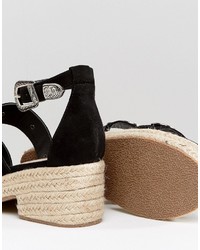 Sandales noires Asos