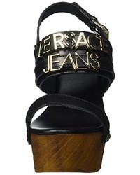Sandales noires Versace Jeans (VES6U)