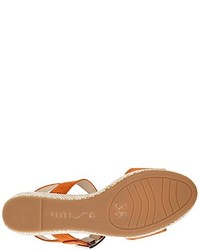 Sandales orange Unisa