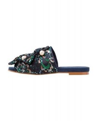 Sandales plates bleu marine KG by Kurt Geiger