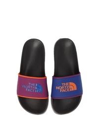 Sandales plates en caoutchouc multicolores