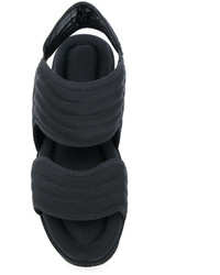 Sandales plates noires Marni
