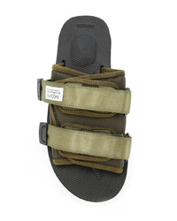 Sandales plates olive Suicoke