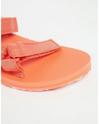 Sandales plates orange Teva