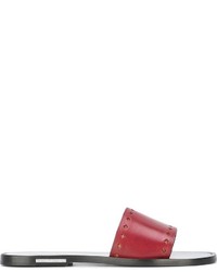 Sandales plates rouges Etoile Isabel Marant