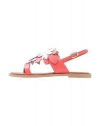 Sandales plates rouges Max Mara
