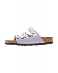 Sandales plates violet clair Birkenstock