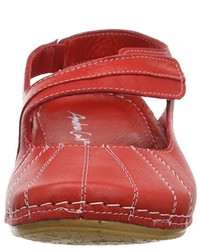Sandales rouges Andrea Conti