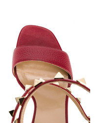 Sandales rouges Valentino