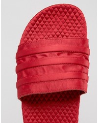 Sandales rouges adidas