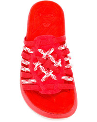 Sandales rouges Missoni