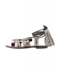 Sandales spartiates grises Sam Edelman