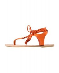 Sandales spartiates orange Even&Odd