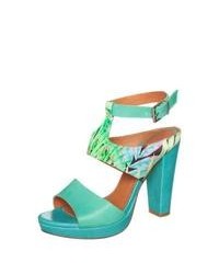 Sandales turquoise