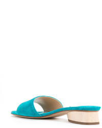 Sandales turquoise Paul Andrew