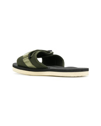 Sandales vert foncé Suicoke