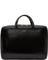 Serviette en cuir noire Givenchy