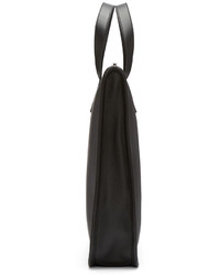 Serviette en cuir noire Loewe