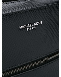 Serviette en cuir noire Michael Kors