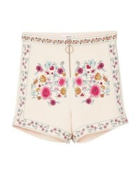 Short à fleurs beige Mango