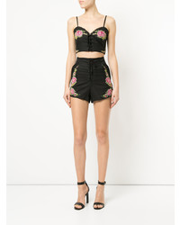 Short à fleurs noir Alice McCall