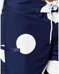 Short á pois bleu marine Asos