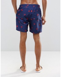 Short á pois bleu marine Asos