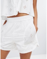 Short blanc Monki