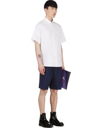 Short bleu marine Raf Simons