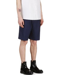 Short bleu marine Raf Simons