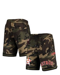 Short camouflage marron foncé