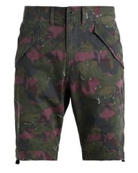 Short camouflage marron foncé