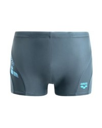 Short de bain imprimé gris foncé Arena