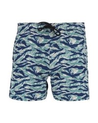 Short de bain imprimé multicolore Pier One