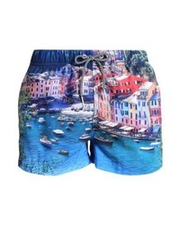 Short de bain imprimé multicolore Shiwi