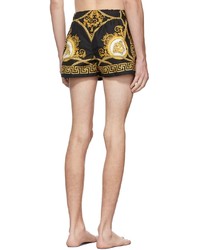 Short de bain imprimé noir Versace Underwear