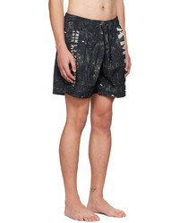 Short de bain imprimé noir Amiri