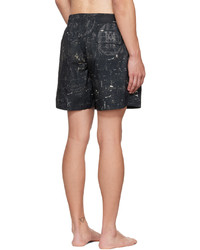 Short de bain imprimé noir Amiri