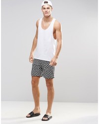 Short de bain imprimé noir Jack and Jones