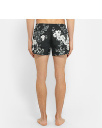 Short de bain imprimé noir Dolce & Gabbana