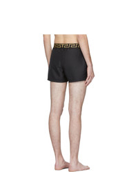 Short de bain noir Versace Underwear