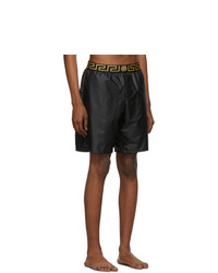 Short de bain noir Versace Underwear