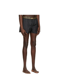 Short de bain noir Versace Underwear