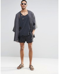 Short de bain noir Asos