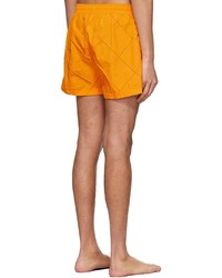 Short de bain orange Bottega Veneta